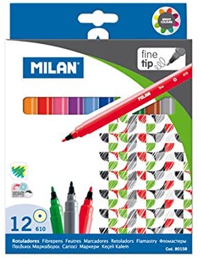 Pochette de 12 feutres  Milan