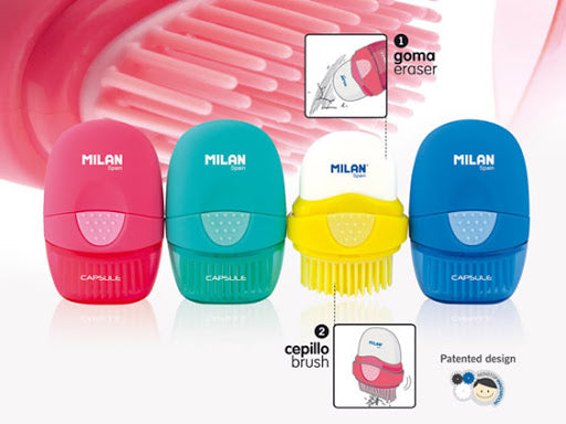 Milan Gomme et brosse "Capsule"